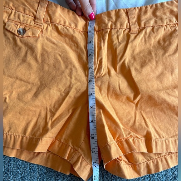 Loft Orange Chino Cotton Shorts - Picture 6 of 8